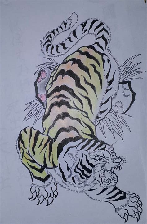 上和 下和 虎紋刺青